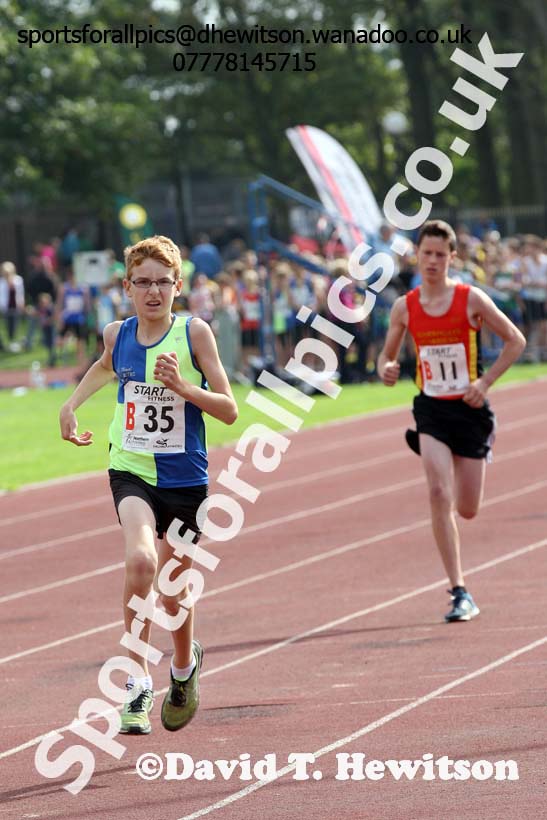 Boys under-15s, Northern Road Relays, Blackpool. Photo: David T. Hewitson/Sports for All Pics